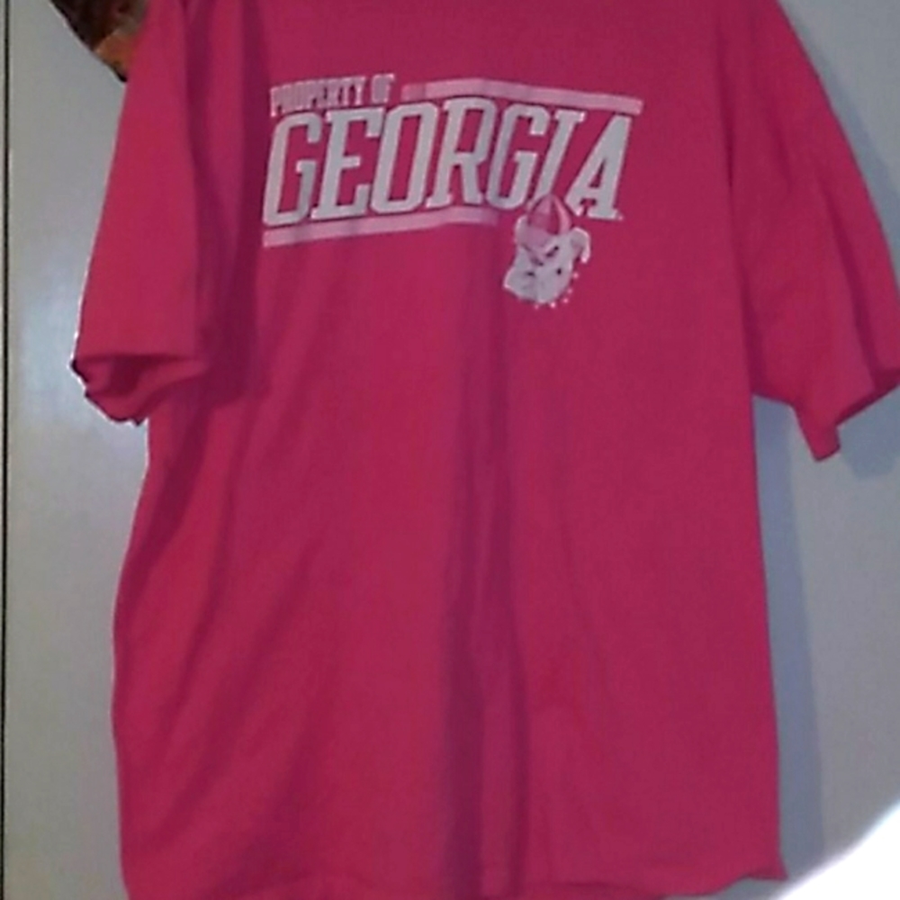 Brand new Georgia shirt pink